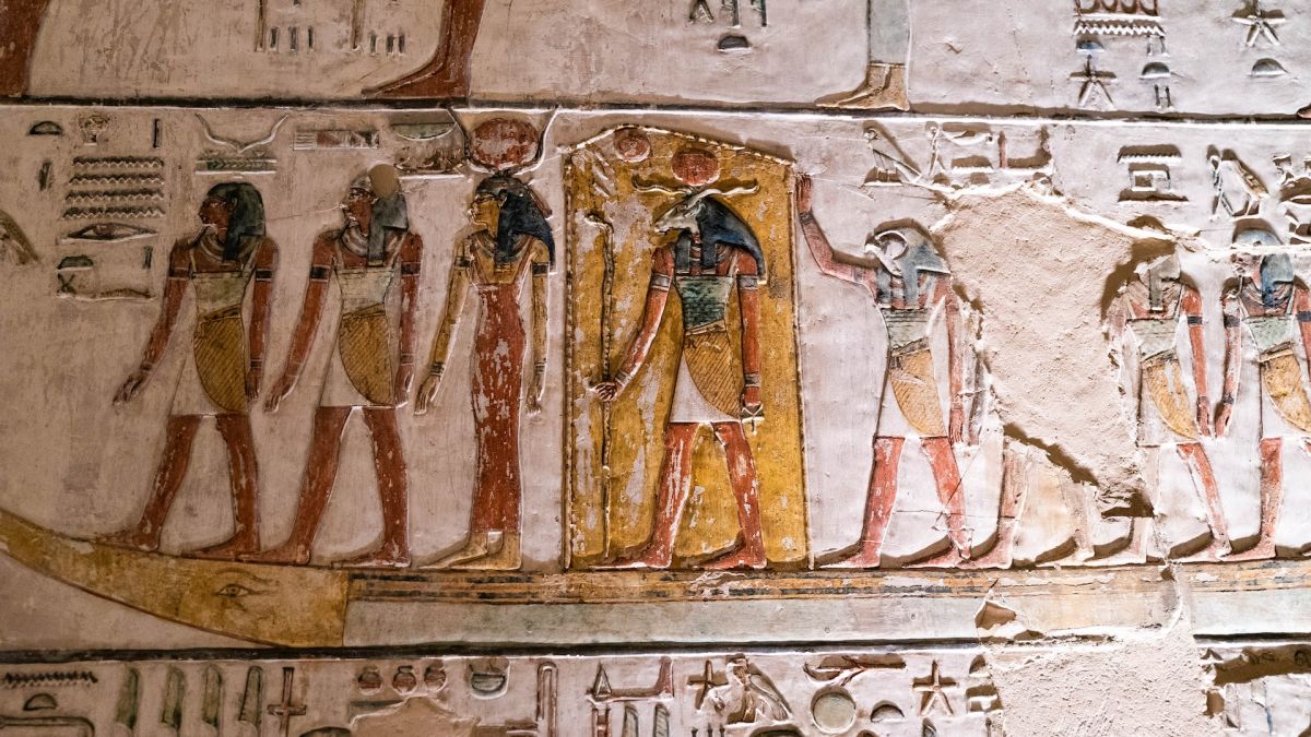 Freska Egipto faraonų kape