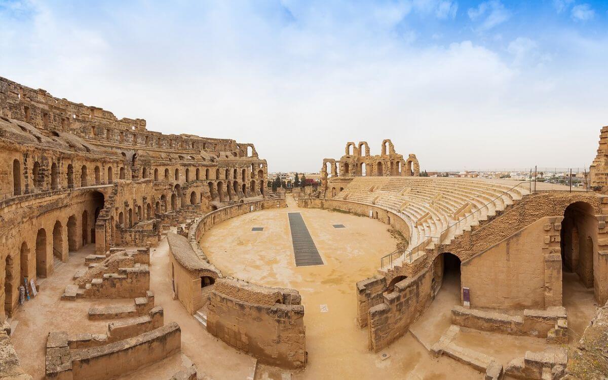 El Djema amfiteatras Tunise